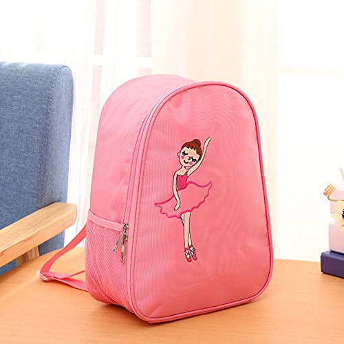 Balletttasche, Tanzabendtasche, Tanztasche für Mädchen, Großes Fassungsvermögen mit 2 Netztaschen, Bestickter für Mädchen, Ballett, Tanz, Schulter-Sporttasche für Schule, von Generic