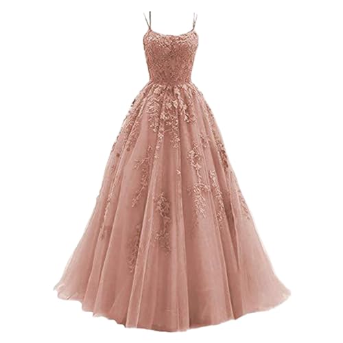 Ballkleider Damen Lang Abendkleider Elegant Cocktailkleid Damen Für Hochzeit Prinzessin Kleid Damen Schulterfreies Kleid Sexy Hosenträger Trägerloses Hochzeitskleider Für Damen Abschlusskleider von Generic