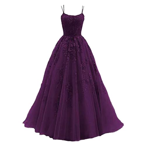 Ballkleider Damen Lang Abendkleider Elegant Cocktailkleid Damen Für Hochzeit Prinzessin Kleid Damen Schulterfreies Kleid Sexy Hosenträger Trägerloses Hochzeitskleider Für Damen Abschlusskleider von Generic