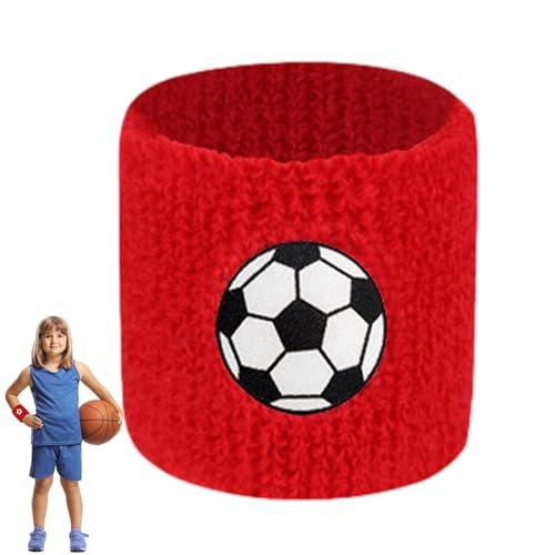 Basketball-Armbänder für Kinder, Handgelenk-Schweißbänder für Kinder,Süßes Basketball-Armband | Sportarmbänder für Laufen, Radfahren, Yoga, Basketball, Fußball, dehnbar, feuchtigkeitsableitend von Generic