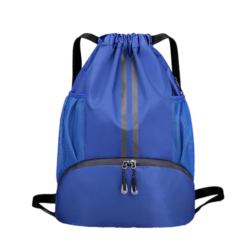 Basketball-Rucksäcke, Jugend-Fußball-Tasche, Basketball-Rucksack mit Kordelzug, Basketball-Rucksack mit Schuhfach, Nass- und Trockentrennung, Taschen für Sporttrainingsausrüstung von Generic