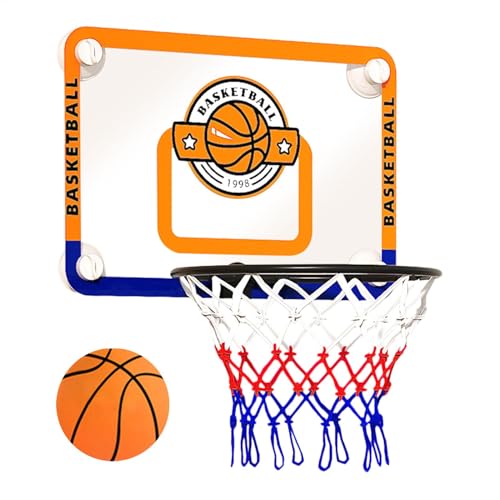 Basketballspielzeug zum Aufhängen über der Tür – Basketballkorb Geschenk für | Faltbarer Basketballkorb zum Aufhängen an der Wand | Faltbarer Basketballkorb mit Körben und von Generic