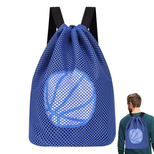 Basketballtasche, Basketballtasche Rucksack - Basketball-Ausrüstungstasche | Sportballtasche, Basketballtaschen mit Kordelzug, Teamarbeitsballtaschen für Fußball, Fußball, Volleyball von Generic