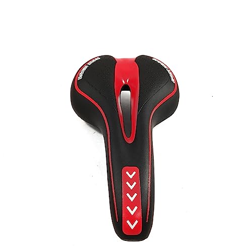 Bike Seat Fahrradsattel Rot mit Ergonomisch Gel Komfort Bequemer Fahrrad Sattel für Mountain Bike MTB BMX Scooter Road Cruiser Urban City Bike Dreirad Rad Stuhl Bike Seat Fahrradsattel Rot mit Ergonomisch Gel Komfort Bequemer Fahrrad Sattel für Mountain Bike MTB BMX Scooter Road Cruiser Urban City Bike Dreirad Rad Stuhl von Generic