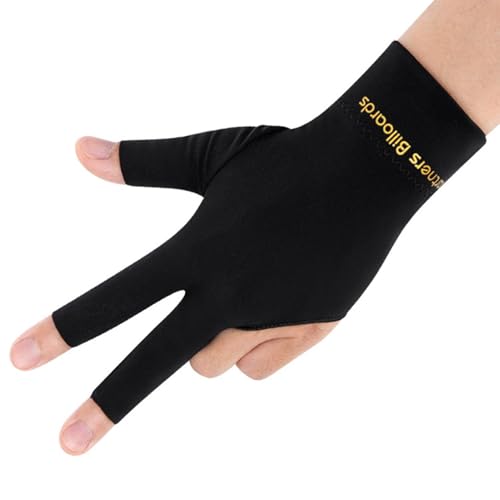 Billard-Handschuh für Herren – Outdoor-Sporthandschuh für die Linke und rechte Hand mit 3 Fingerspitzen – tragbare Billard-Spielschutzhandschuhe für zu Hause Billard-Handschuh für Herren – Outdoor-Sporthandschuh für die Linke und rechte Hand mit 3 Fingerspitzen – tragbare Billard-Spielschutzhandschuhe für zu Hause von Generic