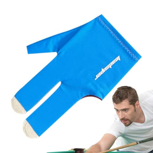 Billard-Handschuhe, Pool-Queue-Handschuhe,DREI-Finger-Billard-Handschuhe, Queue-Sporthandschuhe - Weiche Pool-Handschuhe, Billard-Shooter-Handschuhe mit verbessertem Griff, Pool-Billard-Zubehör von Generic