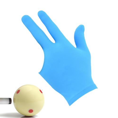 Billard-Handschuhe für die Linke Hand,Pool-Handschuhe für die Linke Hand,-Billard-Handschuhe | Billard-Queue-Handschuhe, 3-Finger-Pool-Handschuhe, Queue-Sporthandschuhe für Männer und Frauen von Generic