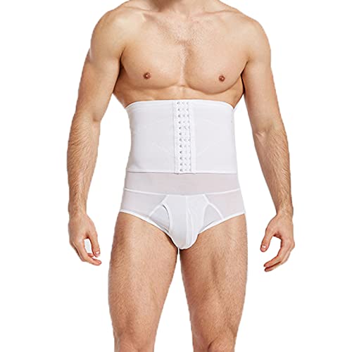 Body Shaper-Shorts für Herren – Bauchkontrollierende Po-Lifter-Unterhose – Häkel-Shapewear-Slip mit hoher Taille von Generic