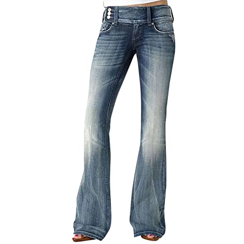 Bootcut Hose Damen, Schlaghose Damen Stoff, Hoch Tailliert Schlaghosen Mit Klassisch Stretch Jeggings Bootcut Denim Hosen Straight Bell Bottom Bootcut Leggings Streetwear Bootcut Hose Damen, Schlaghose Damen Stoff, Hoch Tailliert Schlaghosen Mit Klassisch Stretch Jeggings Bootcut Denim Hosen Straight Bell Bottom Bootcut Leggings Streetwear von Generic