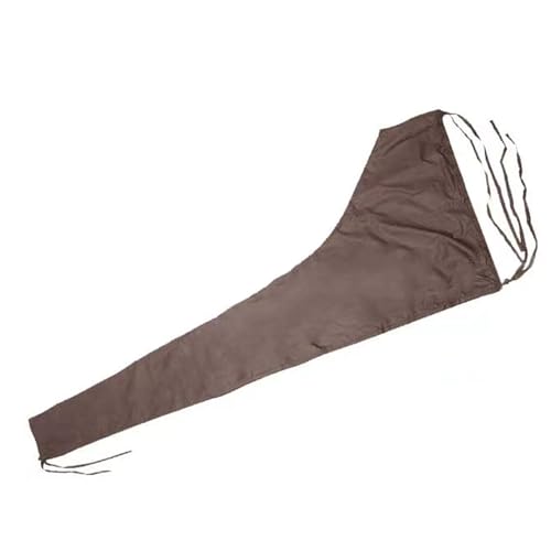 Bootsabdeckung Segelabdeckung, Großsegel Boom Boat Cover 600D Wasserdichtes PVC-Oxford-Tuch Boom Segel Cover für Segelboote,Braun,12~13ft(396 * 117cm) von Generic