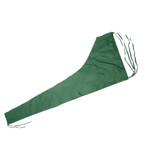 Bootsabdeckung Segelabdeckung, Wasserdicht Großsegel Boom Boat Cover 600D Oxford-Tuch Boom Segel Cover für den Außenbereich für Segelboote,Grün,10~11ft(340 * 95cm) von Generic