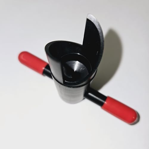 Bowlingkugel-Fingereinsatz-Entfernungswerkzeug, 80 cm Durchmesser, Flugzeug-Aluminium-Konstruktion, schwarz eloxierte Oberfläche Bowlingkugel-Fingereinsatz-Entfernungswerkzeug, 80 cm Durchmesser, Flugzeug-Aluminium-Konstruktion, schwarz eloxierte Oberfläche von Generic