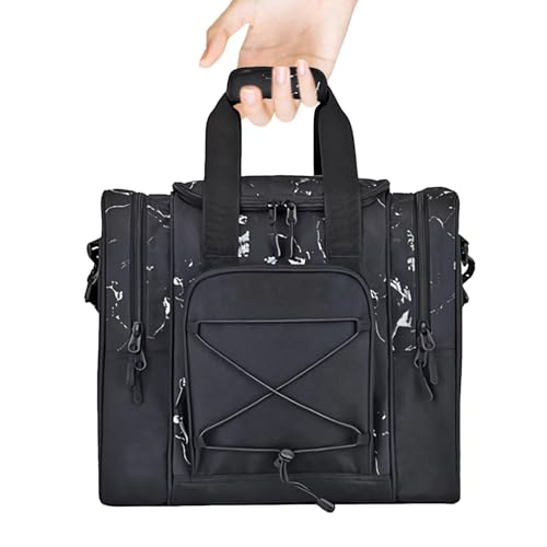 Bowlingtasche | Bowlingtasche 1 Balltasche | Multifunktionale Handtasche mit gepolsterter Innenseite, Verstellbarer Gürtel, passend für, Schuhe, Handtuch für Männer und Frauen von Generic