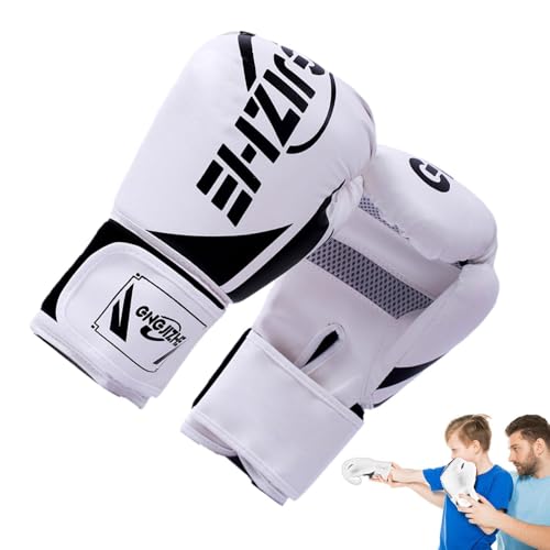 Boxhandschuhe für Kinder - Stoßdämpfende MMA-Handschuhe,6 Unzen/8 Unzen Trainings-Boxhandschuhe für Mädchen und, die Kickbox-Ausrüstung kämpfen von Generic