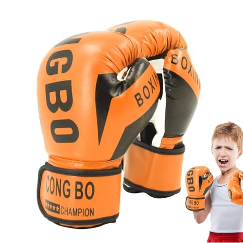 Boxhandschuhe – verstellbare Trainingshandschuhe für Mädchen | Atmungsaktive Kampfhandschuhe, weiche Boxhandschuhe Defender für Boxen, Kickboxen, Muay Thai von Generic