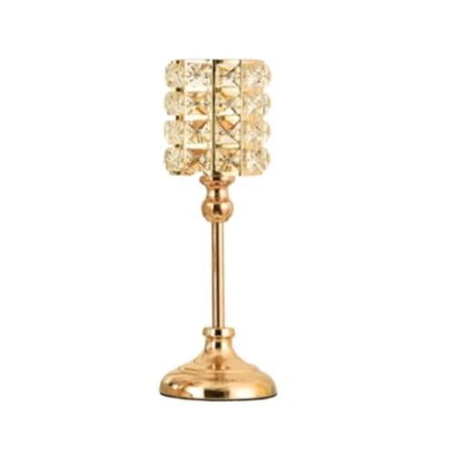 Bracket Light Kerzenhalter für Hochzeit, Kristallkerzenhalter für Mittelstücke hohe Kerzenhalter Kerzenständer Kerzenhalter Candelabra Ornamente Dekorationen (11 * 30 cm) Wall lamp von Generic