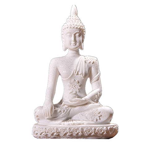 Buddha-Statue, 16 Stile, Buddha-Statue, Natur, Sandstein, Buddha-skulptur, Hindu-fengshui-Figur, Meditation, Miniatur-heimdekoration von Generic