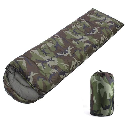 Camouflage-Schlafsack, kompakter, leichter Schlafsack, ultraleichter Camping-Schlafsack, leicht, wasserdicht, mit Reißverschlussloch, warm genug und bequem für Erwachsene zum Schlafen, kann auch Camouflage-Schlafsack, kompakter, leichter Schlafsack, ultraleichter Camping-Schlafsack, leicht, wasserdicht, mit Reißverschlussloch, warm genug und bequem für Erwachsene zum Schlafen, kann auch von Generic