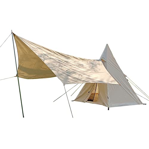 Camping-Pyramidenzelt für 2–3 Personen, Tipi-Zelt für die Jagd, Familie, Team, Rucksackreisen, Camping, Wandern – Camping-Jurt-Zelt von Generic