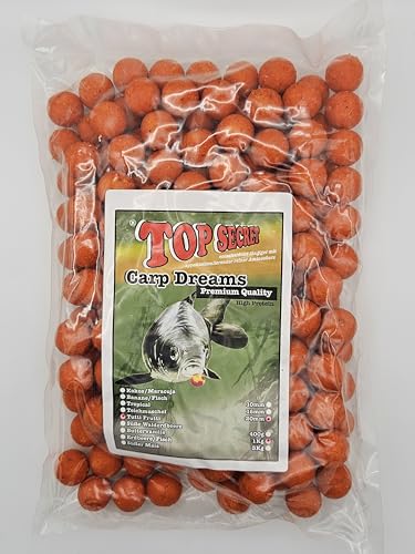 Carp Dreams Top Secret Boilies Tutti Frutti 20 mm 1 kg Karpfenköder von Generic