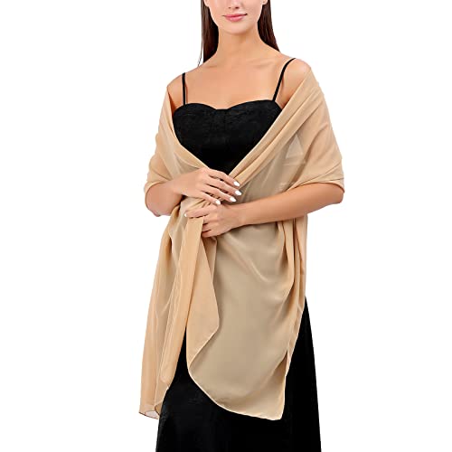 Chiffon Schal Stola Bolero Damen Für Abendkleid Festlich Hochzeit Braut Frühling Sommer Jacke Elegant Chiffon Schal Stola Bolero Damen Für Abendkleid Festlich Hochzeit Braut Frühling Sommer Jacke Elegant von Generic