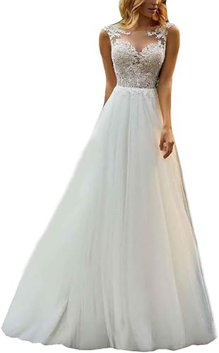 Damen Abendkleid Lange,Doppelschulter-Rundhals-Hochzeitskleid, Abschlussball-Partykleid Damen Kleid Festliche Kleider Brautjungfer,10,White Damen Abendkleid Lange,Doppelschulter-Rundhals-Hochzeitskleid, Abschlussball-Partykleid Damen Kleid Festliche Kleider Brautjungfer,10,White von Generic