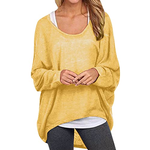 Damen Gehäkeltee Tops Fraue Gemütlicher Pullover Gehäkelte Hohlstrickpullover Strick U-Boot-Ausschnitt Tops Leicht Oberteile Einfarbig/Bedruckt Strick Strand Cover Up Frühling Herbst Tops Streetwear von Generic