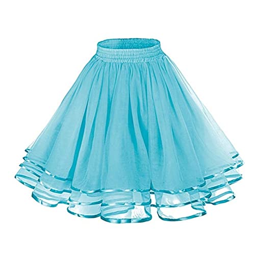 Damen Kurz Retro Rock Hohe Taille Tutu Rock Tüllrock Retro Ballett Blase Petticoat 50er Tutu Unterrock Tütü Minirock Reifrock Unterrock Kleid Tüll Underskirt Karneval Kostüm Damen Kurz Retro Rock Hohe Taille Tutu Rock Tüllrock Retro Ballett Blase Petticoat 50er Tutu Unterrock Tütü Minirock Reifrock Unterrock Kleid Tüll Underskirt Karneval Kostüm von Generic