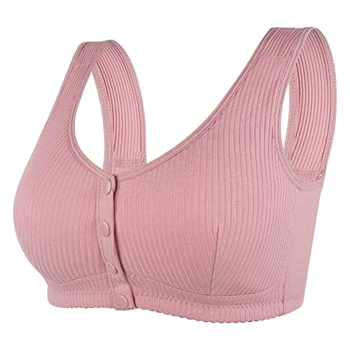 Damen Nahtloser BH Ohne Bügel, BH Soft Bra Seamless V-Ausschnitt Bralette Weicher Push-Up BH Gepolstert Klassische Bustier Sport BH Für Alltag Yoga Fitness von Generic