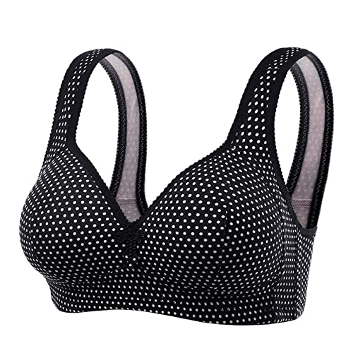 Damen Nahtloser BH Ohne Bügel- Push Up BH Ohne Buegel T Shirt V-Ausschnitt Bralette Weicher Push-Up BH Gepolstert Klassische Bustier Sport BH Für Alltag Yoga Fitness von Generic