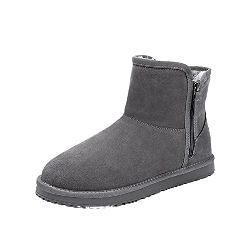 Damen Stiefel Winter Warme Stiefel Männer Hohe Knöchel Schnee Stiefel Schwarz Männlich Bequeme Plüsch Baumwolle Schuhe Anti-Slip Walking Schuhe von Generic