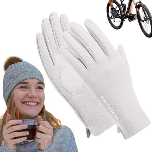 Damen Winterhandschuhe, warme Handschuhe für Damen - Warme Handschuhe Reithandschuhe,Skihandschuhe, Fahrradhandschuhe, Thermohandschuhe zum Fahren, Radfahren von Generic