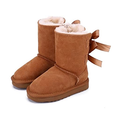 Damenschuhe Winterstiefeletten aus Leder, warme Skischuhe. von Generic