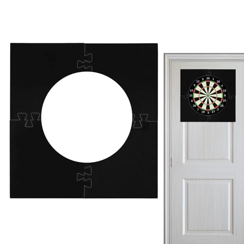 Dart-Surround-Ring, quadratischer Dartscheiben-Schutzring, universeller Dartscheiben-Schutz, Dart-Rückwand und Wandschutz, Spleiß-Wand-Surround-Schutz, Dartscheiben-Zubehör für Wandschutz von Generic