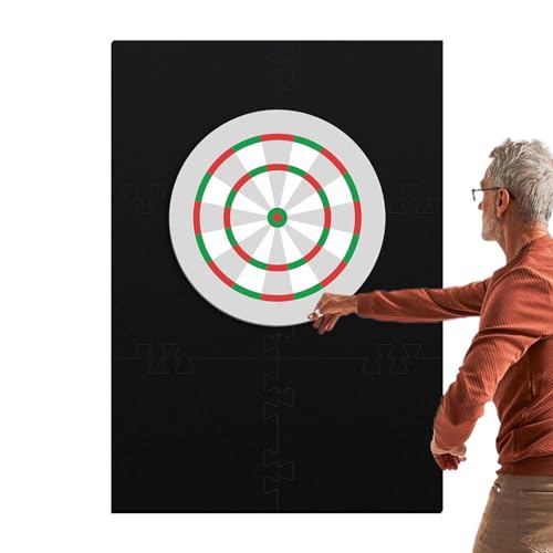 Dartboard-Umrandungs-Wandschutz,Dartboard-Rückwand-Umrandungs-Wandschutz - 27x40 Zoll Dartscheiben-Unterlage | Dart-Wandschutz mit verlängerter Länge, Dartscheiben-Rückwandschutz, stabile Wandschützer von Generic