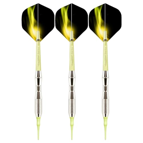 Dartpfeile mit weicher Spitze, Dartpfeile mit weicher Spitze - Professionelles Soft-Dart-Set mit Farbverlauf 3 Stück | Bunte Dartpfeile mit weicher Spitze, einzigartige bunte Flights, f von Generic