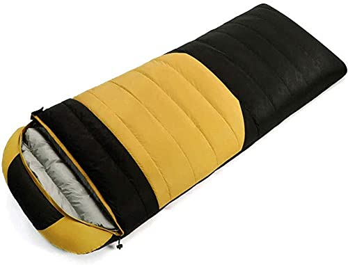 Daunenschlafsack, 5F-32F (-15) Hydrophober Gänsedaunenschlafsack Ultraleichter Rucksack-Campingschlafsack mit Packsack, 1000 g von Generic