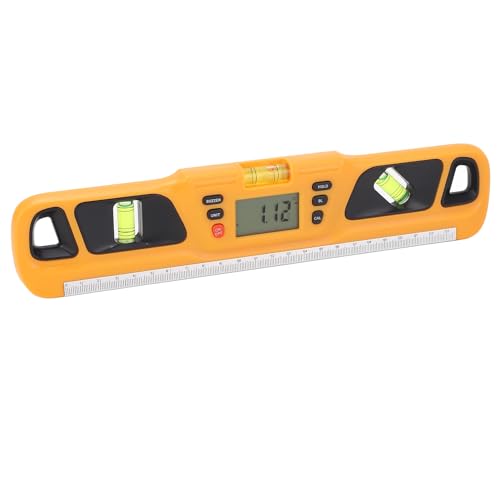 Digitale Wasserwaage, Digitale Wasserwaage mit LCD-Display, Hochgenaue Digitale Wasserwaage und Winkelmesser, Digitaler Neigungsmesser, Winkelmesser (Yellow) von Generic