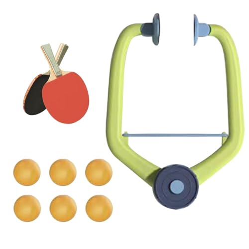 Doorway-Tischtennisspiel - Tischtennis-Doorwayspiel, Tür-Starter-Set | Tischtennistrainer Mit Schlägern, Verstellbares Tragbares Set,Trainingsübung, Türspiel Für Kinder von Generic