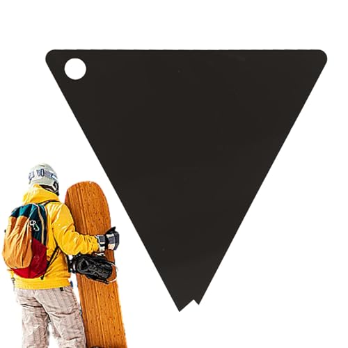 Dreieckschaber | Acryl-Ski- und Snowboard-Werkzeug | Tragbarer Ski- und Snowboardwachsschaber für breite Ski- und Snowboardschaber, Outdoor von Generic