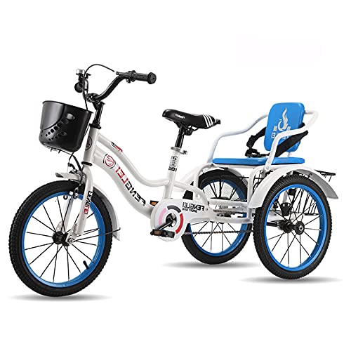 Dreirad Erwachsene Outdoor 16 Zoll Trike Bike Fahrrad Rückenlehne Verstellbar Sitz Drei Räder Fahrrad Shopping Picknick Radfahren Radfahren Radfahren Sport Männer Frauen von Generic