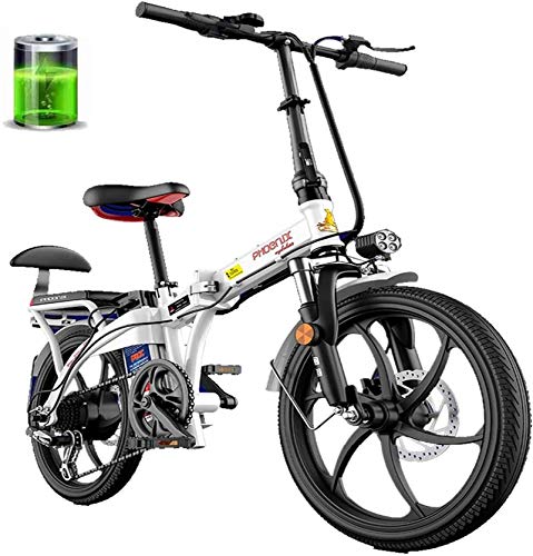 Ebikes, zusammenklappbares Elektrofahrrad für Erwachsene Sitzlenkerhöhe kann eingestellt werden Ebike 20 Zoll 250W Drei Fahrmodi Elektrofahrräder City Outdoor Travel Bicycle von Generic