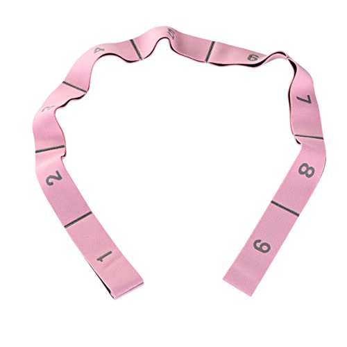 Elastische Stretchband, Yoga Stretch Gurt, Dehnungsband mit 9 Schleifen, Fitness Stretchband für Yoga, Pilates,Fitness, Stretching, Training, Tanz, Rosa Elastische Stretchband, Yoga Stretch Gurt, Dehnungsband mit 9 Schleifen, Fitness Stretchband für Yoga, Pilates,Fitness, Stretching, Training, Tanz, Rosa von JNQYYH