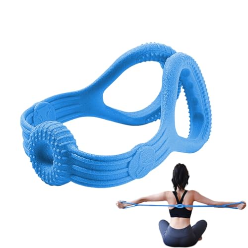 Elastisches Figur-8-Widerstandsband – Pilates- und Krafttrainingsband für Arme, Rücken und Schultern | Tragbares Fitnessband für Stretching, Physiotherapie und Ganzkörpertraining zu Hause von Generic