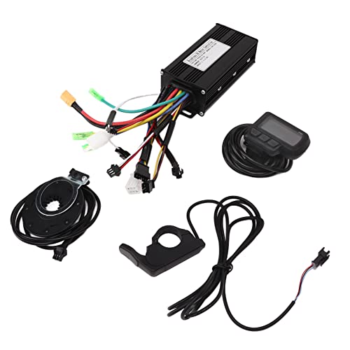 Elektrofahrradmotor -Controller -Kit mit 3 -Modus -Sinuswellen, 9 Röhrencontroller Pas Thumb Throttle LCD -Messgerät Set von Generic