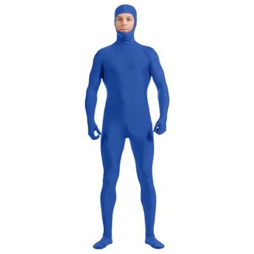 Erwachsene Open Face Zentai Open Face Zentai Kostüme Karneval Tight Kostüm Für Party Ganzkörperanzug Karneval Greenscreen Anzug Morphsuit Herren Bodysuit Kostüm Für Party Halloween Weihnachten Unisex von Generic