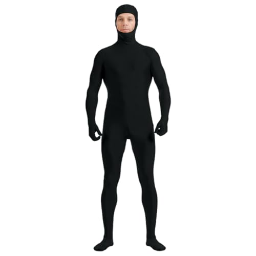 Erwachsene Open Face Zentai Open Face Zentai Kostüme Karneval Tight Kostüm Für Party Ganzkörperanzug Karneval Greenscreen Anzug Morphsuit Herren Bodysuit Kostüm Für Party Halloween Weihnachten Unisex von Generic