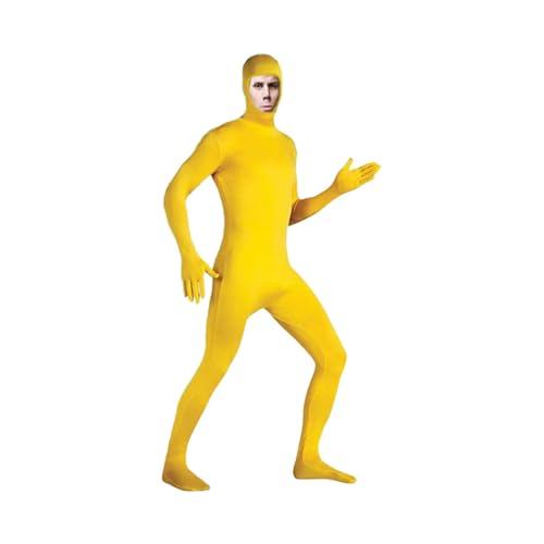 Erwachsene Open Face Zentai Unisex Ganzkörperanzug Mit Füßen Tight Kostüm Für Party Ganzkörperanzug Kostüm Jugendliche Bodysuit Man Jumpsuit Ganzkörper Halloween Karneval Weihnachten Unisex von Generic