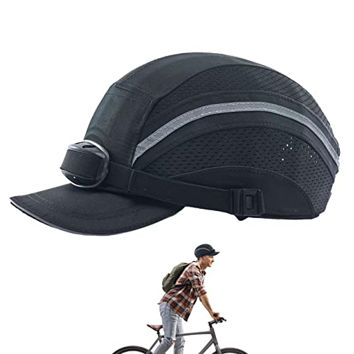 Fahrrad-Baseball-Helme | Leichte Fahrradhelme Erwachsene,Halbe Baseballmützen Helme Männer Frauen für Mopedmützen mit verstellbarem Riemen für Erwachsene änner von Generic