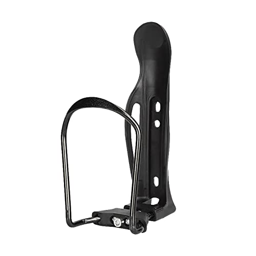 Fahrrad Flaschenhalter Verstellbarer Fahrrad Flaschenhalter Aluminiumlegierung Sport Fahrradreifen Zubehör (Black, One Size) von Generic